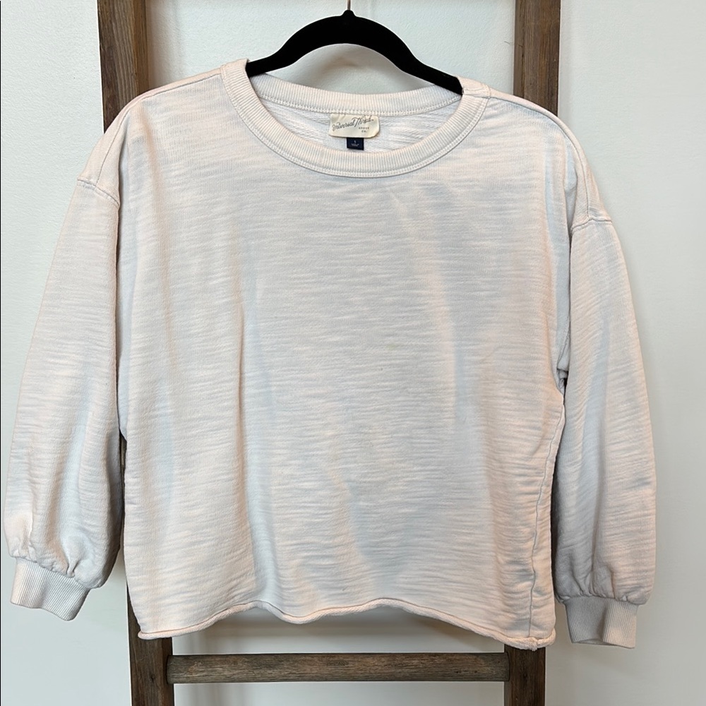 Casual Ivory Sweatshirt